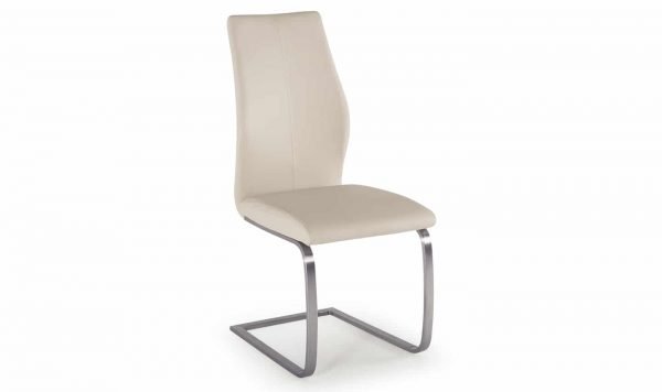 Irma Dining Chair - Brushed Steel Taupe