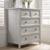 Mila Tall Chest - 3+2 Drawer Clay