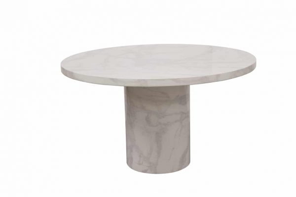 Carra Coffee Table Round - Bone White 800