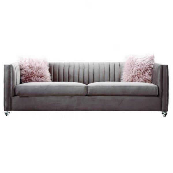 Crawford Pink 3-Seater Sofa