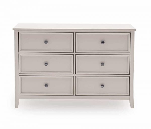 Mila Dressing Chest - 6 Drawer Clay