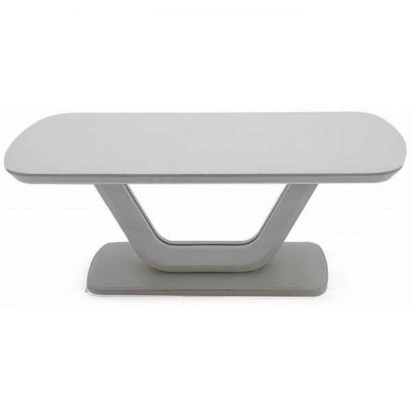 lazzaro light grey matt gloss coffee table