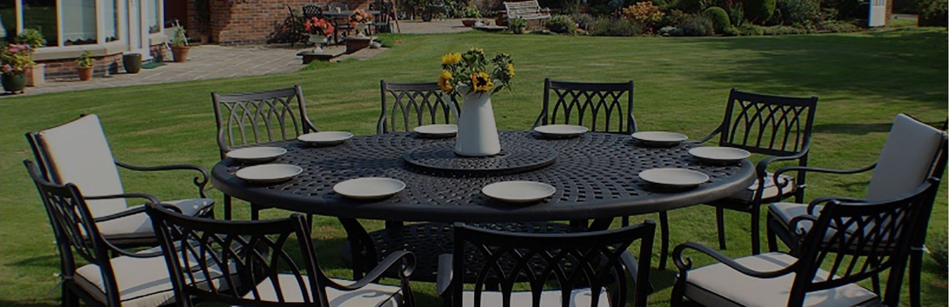 12 Seat Garden Dining Sets - Only Oak Furniture - Furee UK Delivery