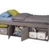 Low Single 3ft Cabin Bed Grey