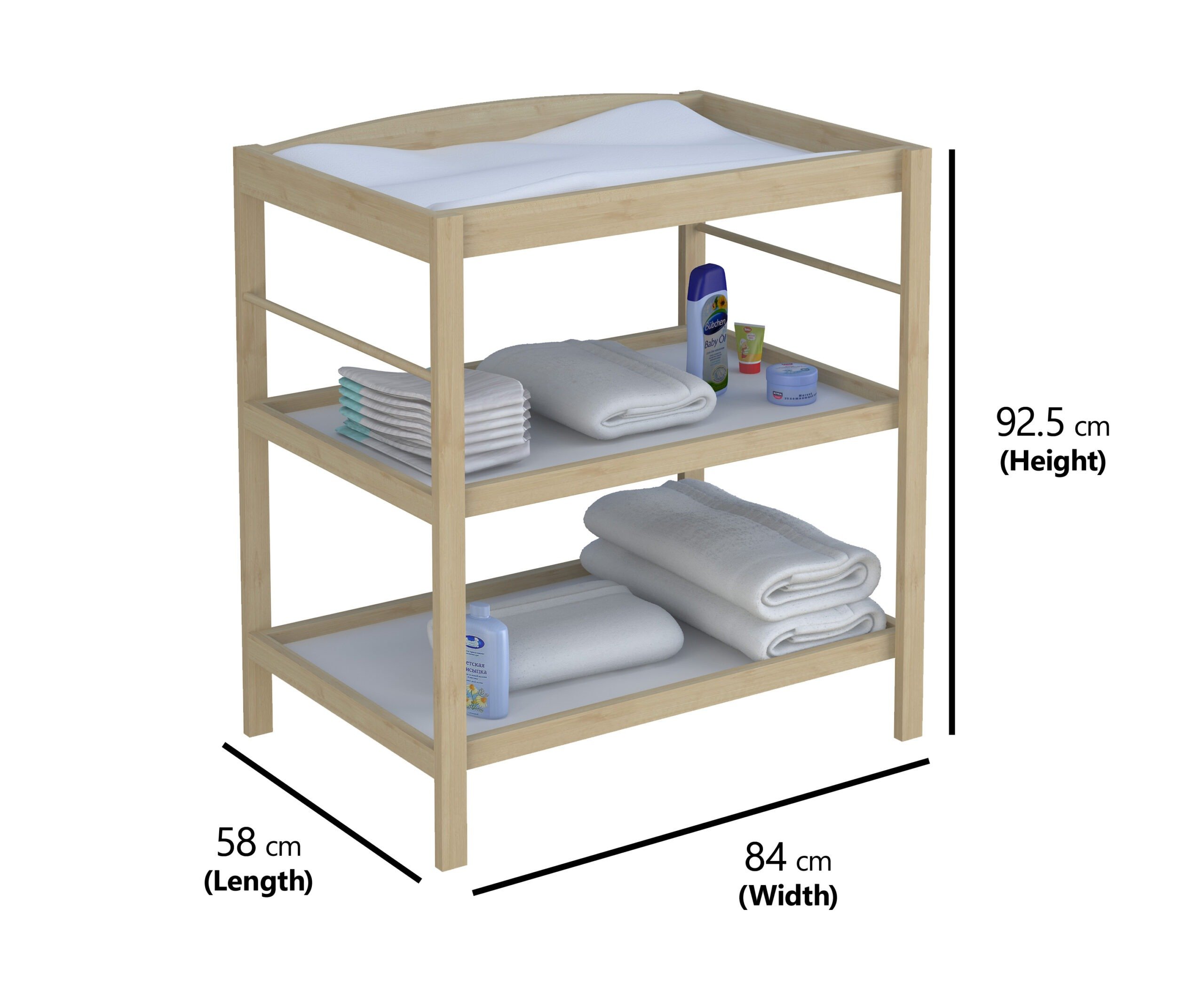 change table measurements