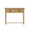 Carthorpe Oak Console Table front scaled