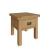 Carthorpe Oak Lamp Table scaled