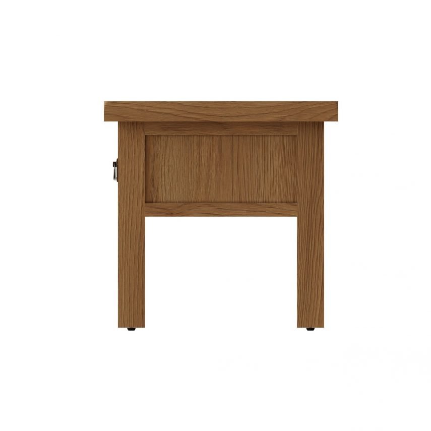 Carthorpe Oak Lamp Table side scaled