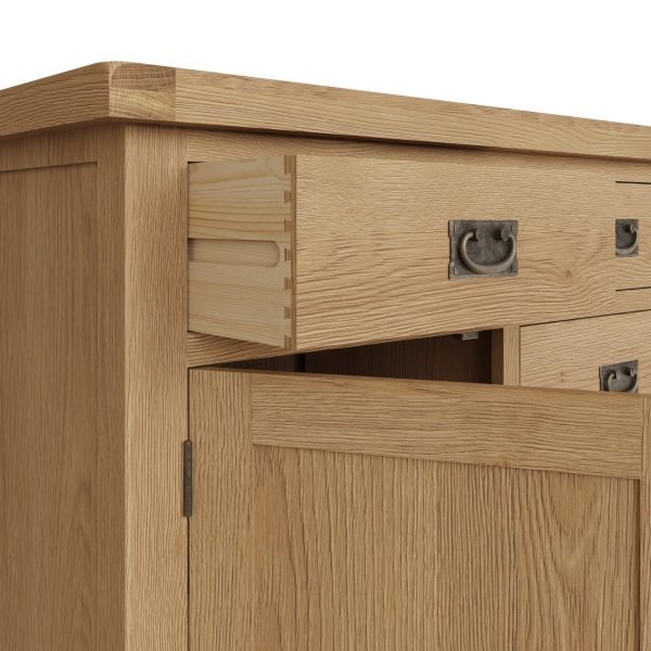 Carthorpe Oak Large Sideboard close scaled