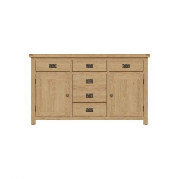 Carthorpe Oak Large Sideboard front scaled