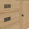 Carthorpe Oak Large Sideboard handle scaled