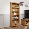 Carthorpe Oak Medium Bookcase scaled