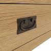 Carthorpe Oak Medium Bookcase handle scaled