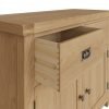 Carthorpe Oak Medium Sideboard drawer scaled