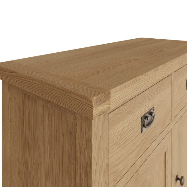 Carthorpe Oak Medium Sideboard edge scaled