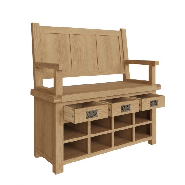 Carthorpe Oak Monks Bench 2 scaled