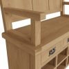 Carthorpe Oak Monks Bench arm scaled