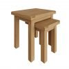 Carthorpe Oak Nest Of 2 Tables angle scaled