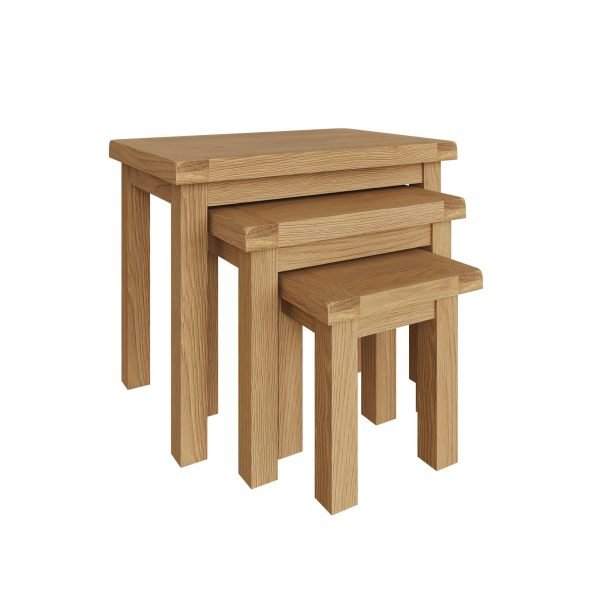 Carthorpe Oak Nest Of 3 Tables angle scaled