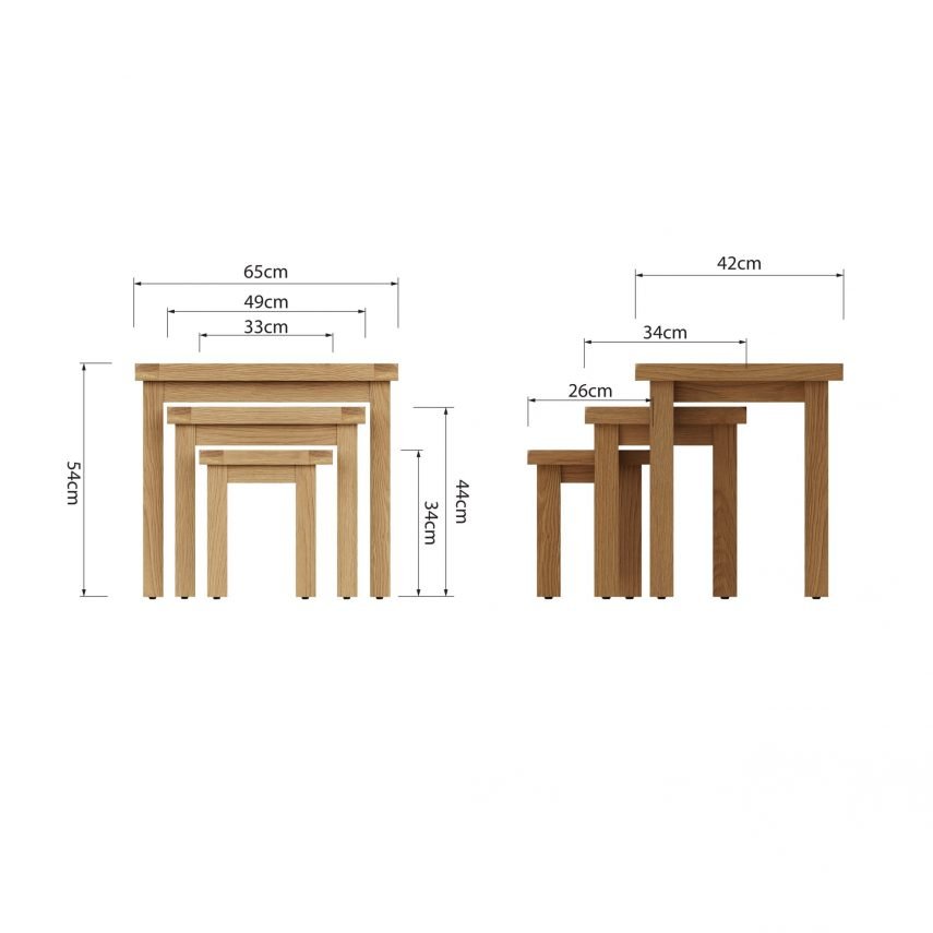 Carthorpe Oak Nest Of 3 Tables dims scaled
