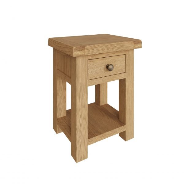 Carthorpe Oak Side Table angle scaled