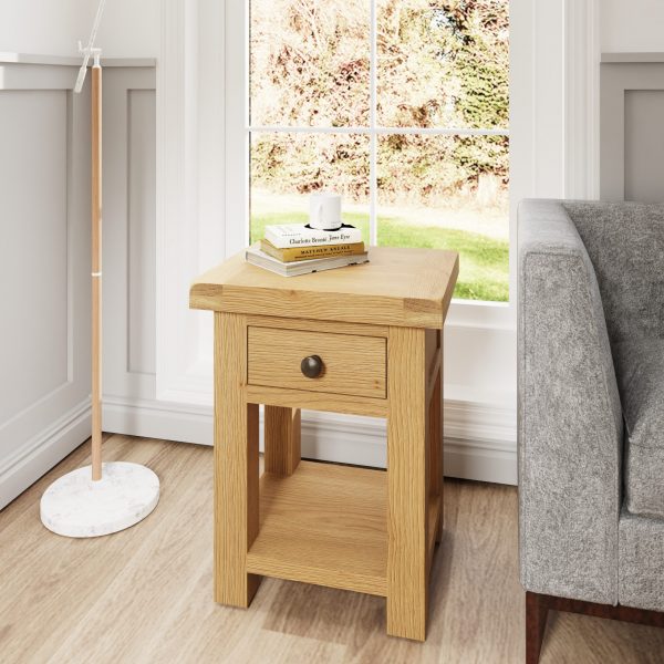 Carthorpe Oak Side Table scaled