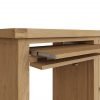 Carthorpe Oak Single Computer Desk drawer scaled