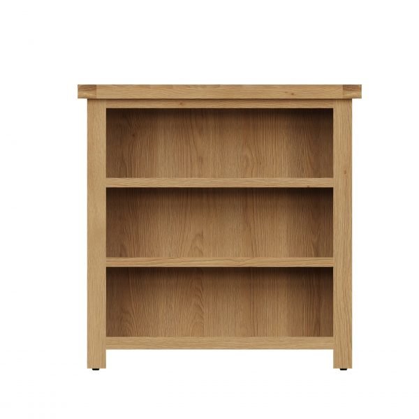 Carthorpe Oak Small Bookcase front scaled