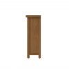 Carthorpe Oak Small Bookcase side scaled