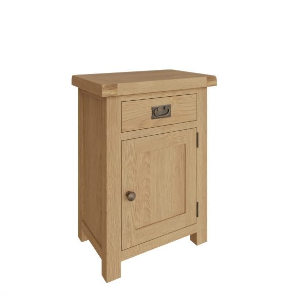 Carthorpe Oak Small Cupboard angle scaled