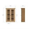 Carthorpe Oak Small Dresser Top dims scaled