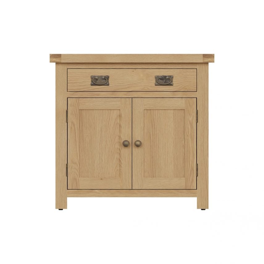 Carthorpe Oak Small Sideboard front scaled