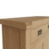 Carthorpe Oak Small Sideboard wdge scaled