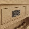 Carthorpe Oak Small Wine Rack handle scaled