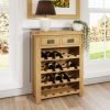 Carthorpe Oak Small Wine Rack scaled