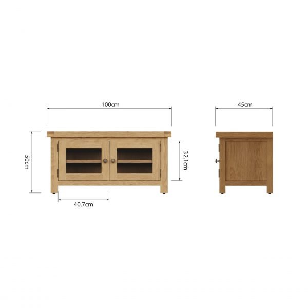 Carthorpe Oak TV Unit dims scaled