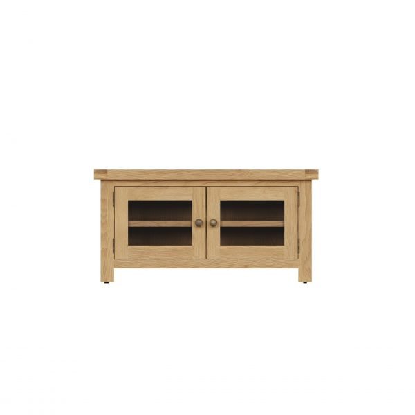 Carthorpe Oak TV Unit front scaled