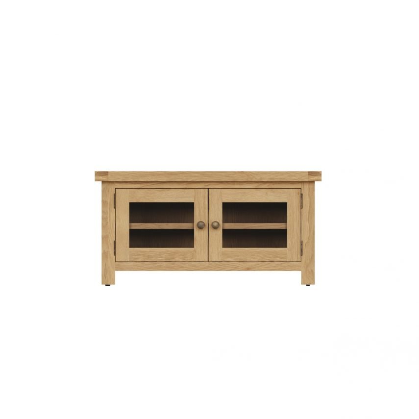 Carthorpe Oak TV Unit front scaled