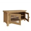 Carthorpe Oak TV Unit open scaled