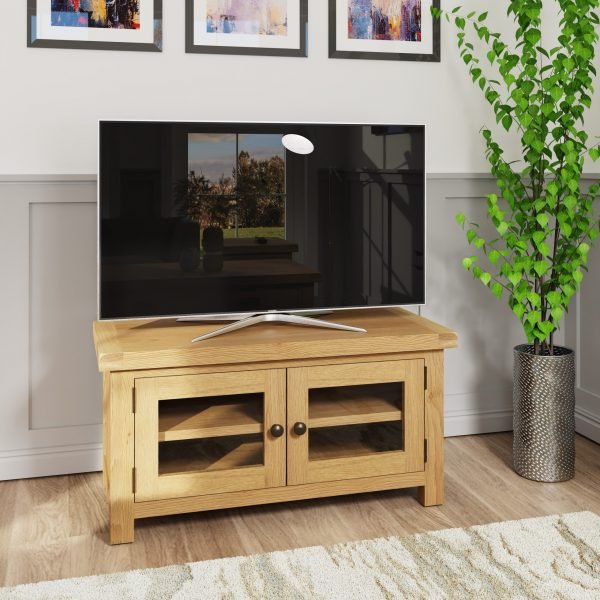 Carthorpe Oak TV Unit scaled