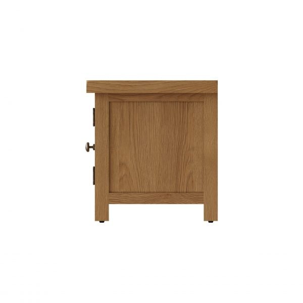 Carthorpe Oak TV Unit side scaled