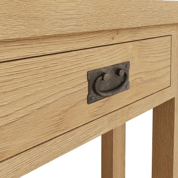 Carthorpe Oak Telephone Table handle scaled