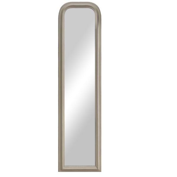Arched Leaner White Mirror