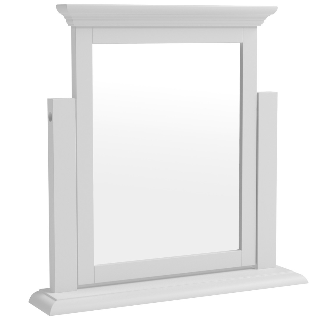 Marcel White Dressing Table Mirror Only Oak Furniture Sale Now On