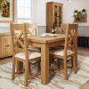 Carthorpe Oak 1.25M Butterfly Extending Table scaled