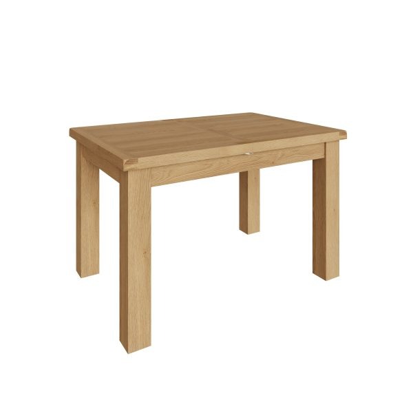 Carthorpe Oak 1.25M Butterfly Extending Table angle scaled