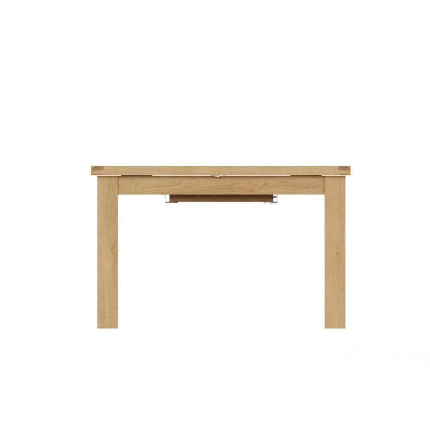 Carthorpe Oak 1.25M Butterfly Extending Table side scaled