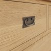 Carthorpe Oak 2 Over 3 Chest of Drawers handle scaled