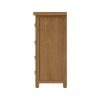 Carthorpe Oak 2 Over 3 Chest of Drawers side scaled