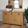 Carthorpe Oak 3 Door Sideboard life 1 scaled